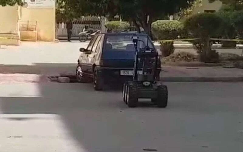 Bom in vuilbak in centrum Meknes gevonden