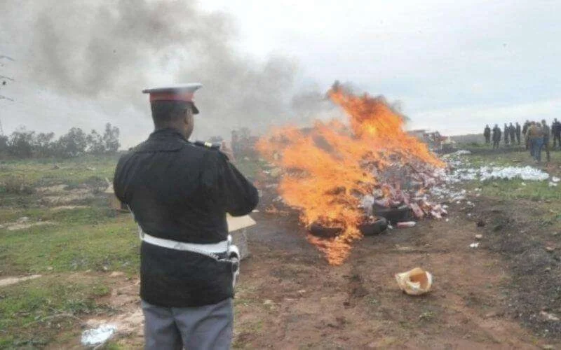 Marokko: ruim 100 kilo cocaïne vernietigd