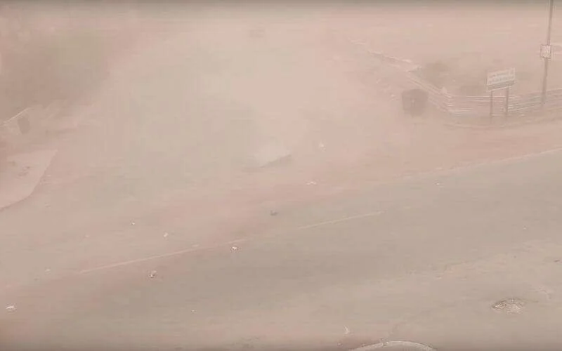 Indrukwekkende zandstorm in Marrakech (video)