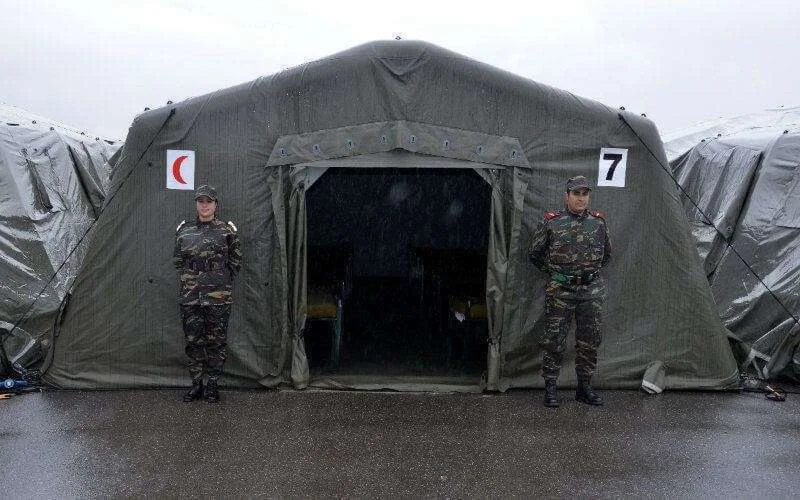 Marokkaans leger zet veldhospitaal op in 6 dagen