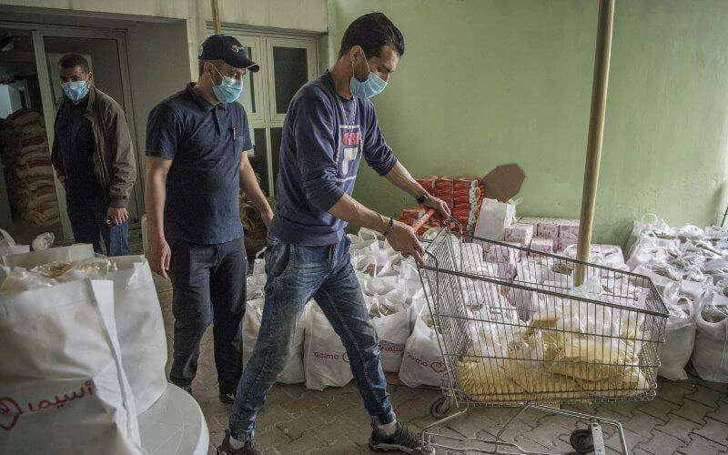 Marokko: gratis voedselmanden worden betalend in Imilchil