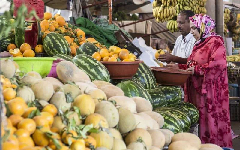Een derde Spaanse groenten en fruit import afkomstig uit Marokko
