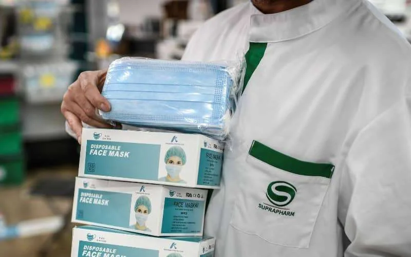 Door vervolgde moslims gemaakte mondkapjes in België verkocht