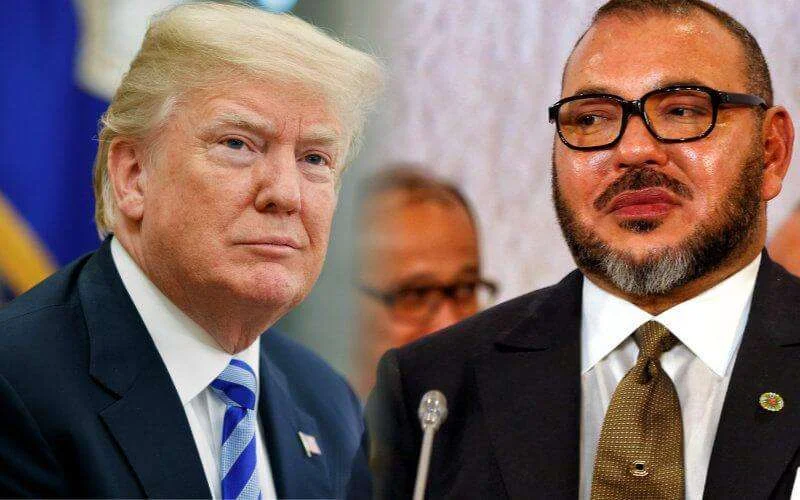 Trump geeft Koning Mohammed VI Legioen van Verdienste