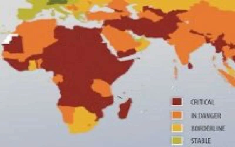 Marokko, falende staat volgens Foreign Policy 