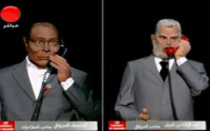 Maghreb-puppetshow: Benkirane grote ster!