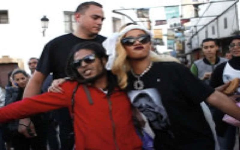 Rihanna bezoekt medina Rabat