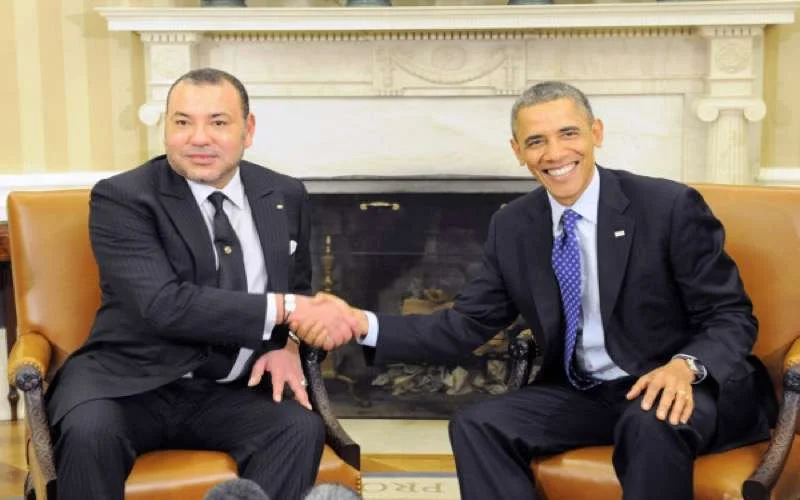 Foto's: Koning Mohammed VI ontmoet Barack Obama op Witte Huis