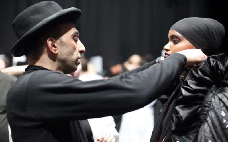 Ontwerper Aziz Bekkaoui steelt show op Amsterdam Fashion Week