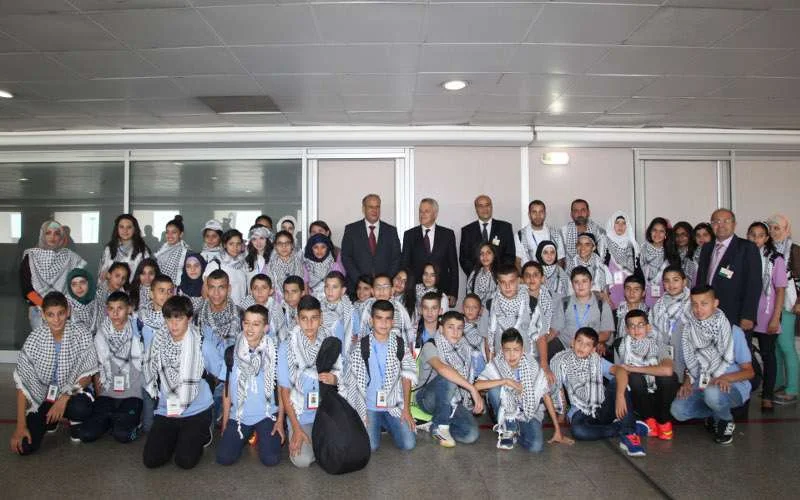 Palestijnse kinderen op vakantie in Marokko