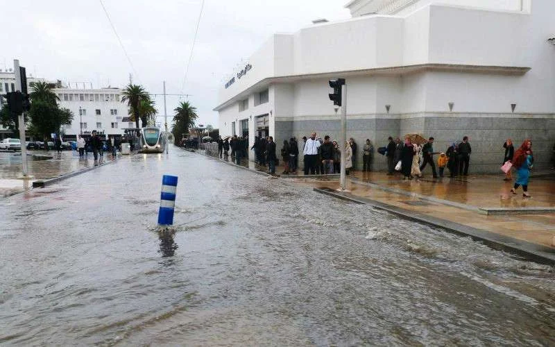 Zware overstromingen in Rabat