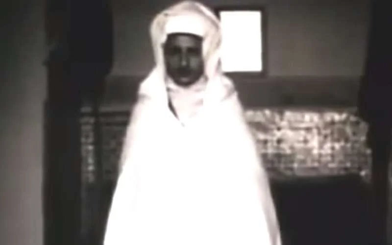 Zeldzaam filmpje bruiloft Mohammed V