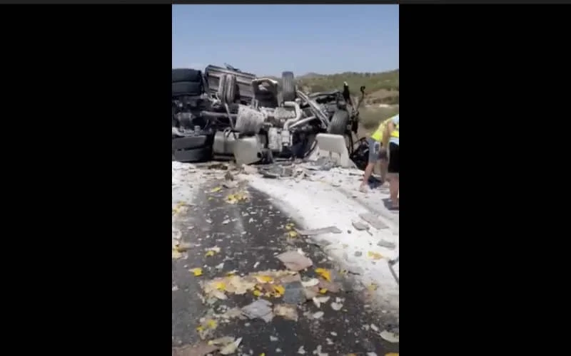 Marokkaan 30 meter gekatapulteerd na ongeval in Spanje (video) 