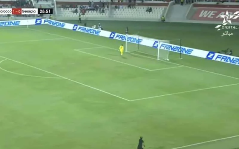 Spectaculair doelpunt van Hakim Ziyech tegen Georgië (video)