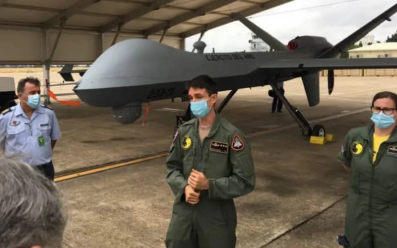 Drones om grenzen Melilla met Marokko te versterken