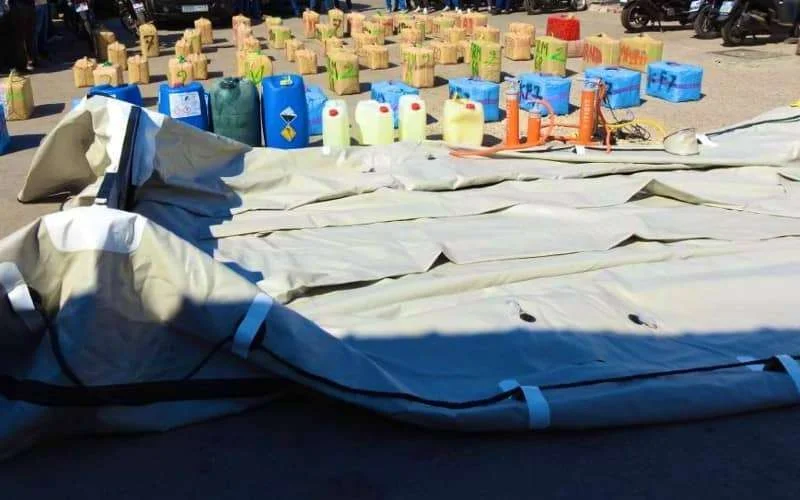 Grote drugsvangst in Agadir, zeven arrestaties