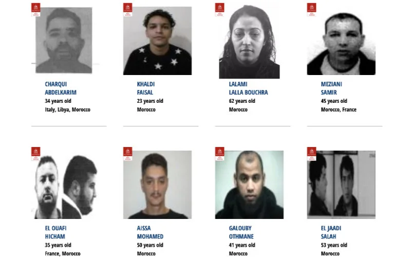 Interpol: de 11 meest gezochte Marokkanen ter wereld