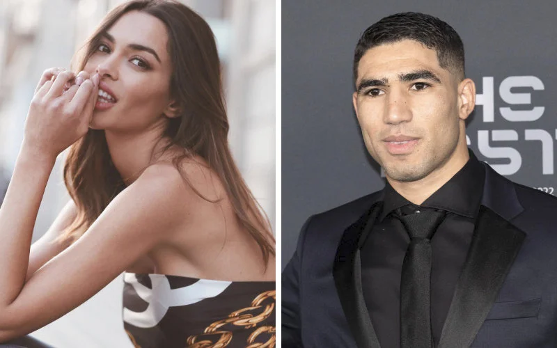 Model Joana Sanz ontkent geruchten over relatie met Achraf Hakimi