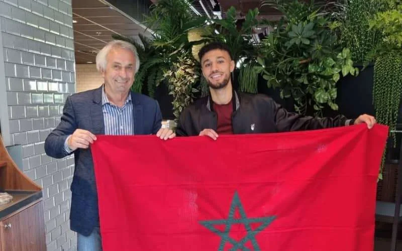 Vahid Halilhodzic ontmoet Noussair Mazraoui in Amsterdam