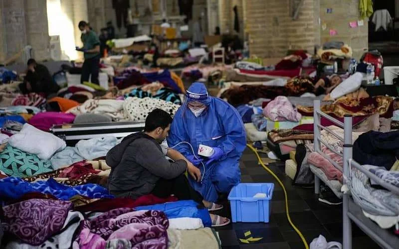 Marokkaanse migranten zonder papieren in hongerstaking in België
