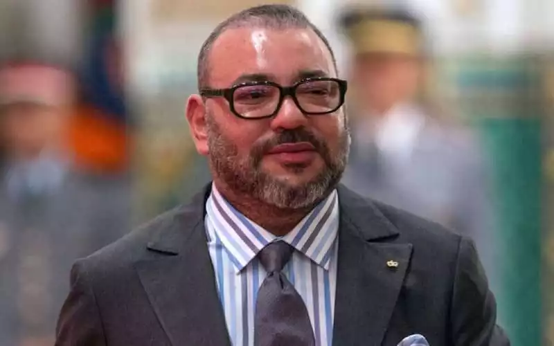 Koning Mohammed VI bezoekt slachtoffers aardbeving
