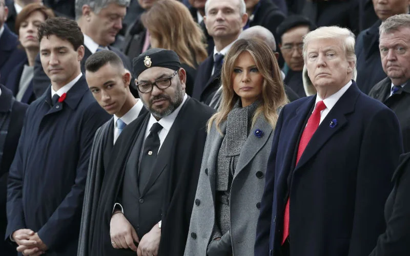 Koning Mohammed VI prijst "solide vriendschap" met Trump