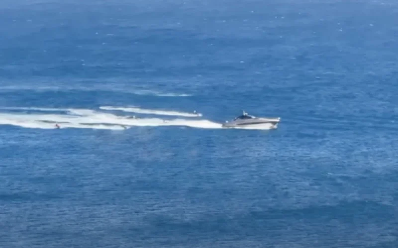 Koning Mohammed VI gespot in wateren bij Ceuta (video)