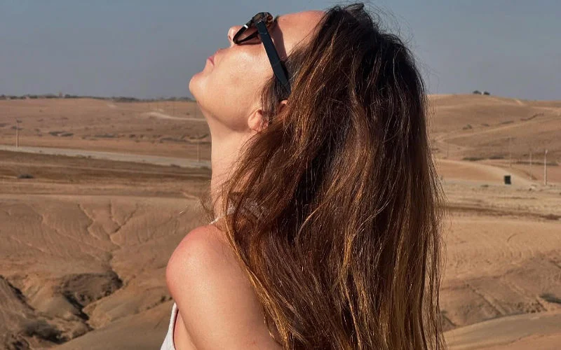 Dochter Johnny Hallyday op vakantie in Marokko 