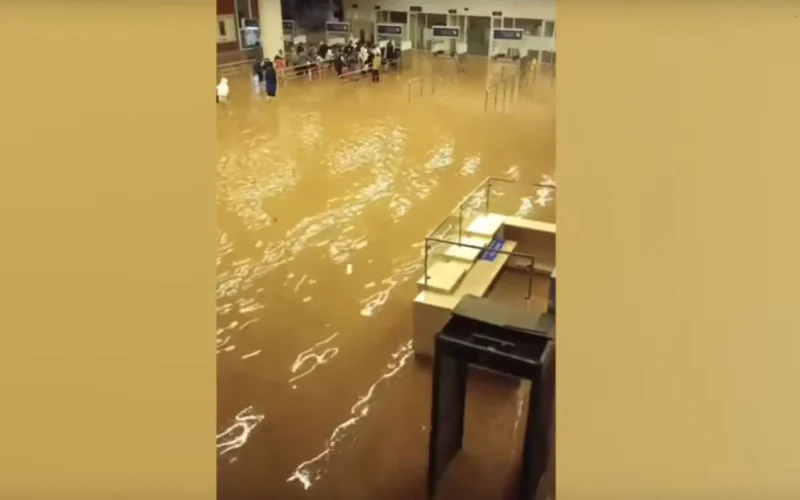 Luchthaven Oujda bleef draaien ondanks overstromingen