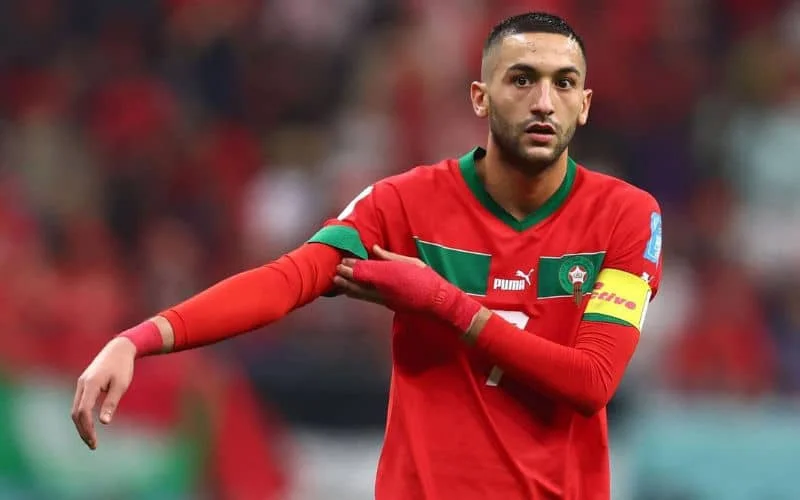 Marokkaans elftal wacht op Hakim Ziyech