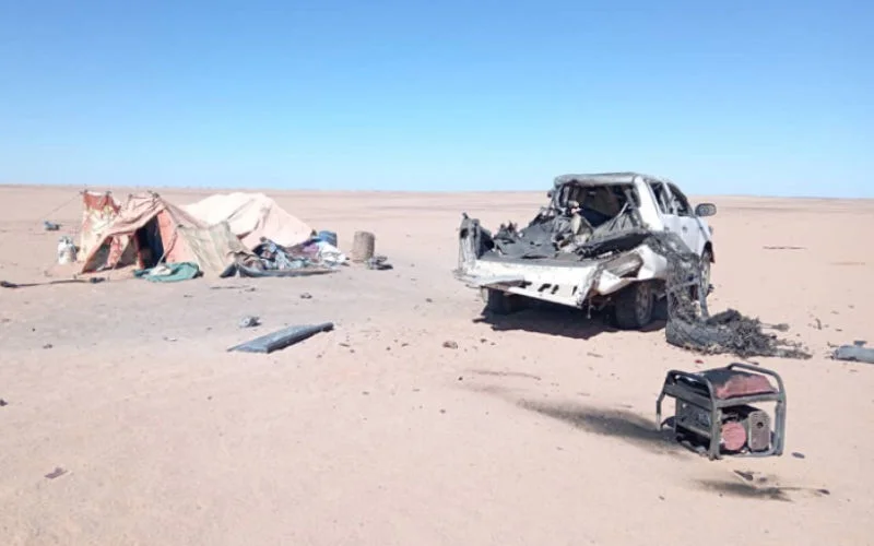 Marokkaans leger neemt voertuigen onder vuur in Sahara-bufferzone