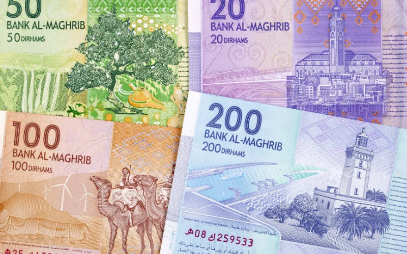 Marokkaanse dirham: zwakker vs euro, sterker vs dollar 