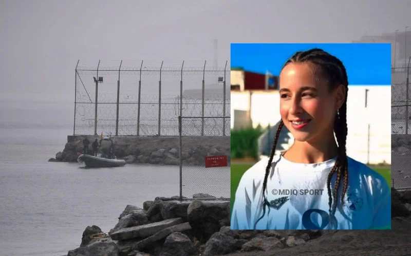 Marokkaanse voetbalster zwemt naar Sebta