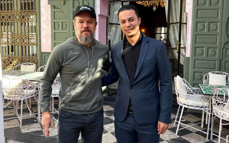 Matt Damon ontspant in Marokko na filmopnames 