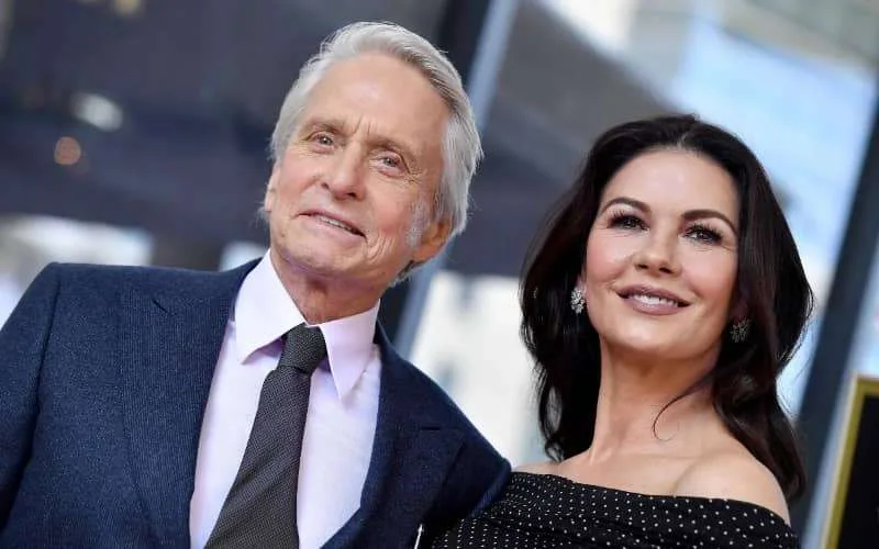 Michael Douglas en Catherine Zeta-Jones vieren verjaardag in Marrakech