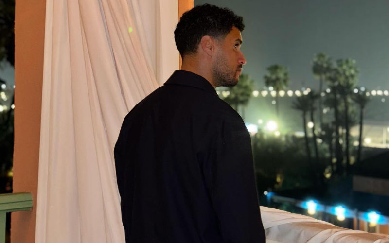 Munir Mohamedi relaxed in Marrakech (foto's)