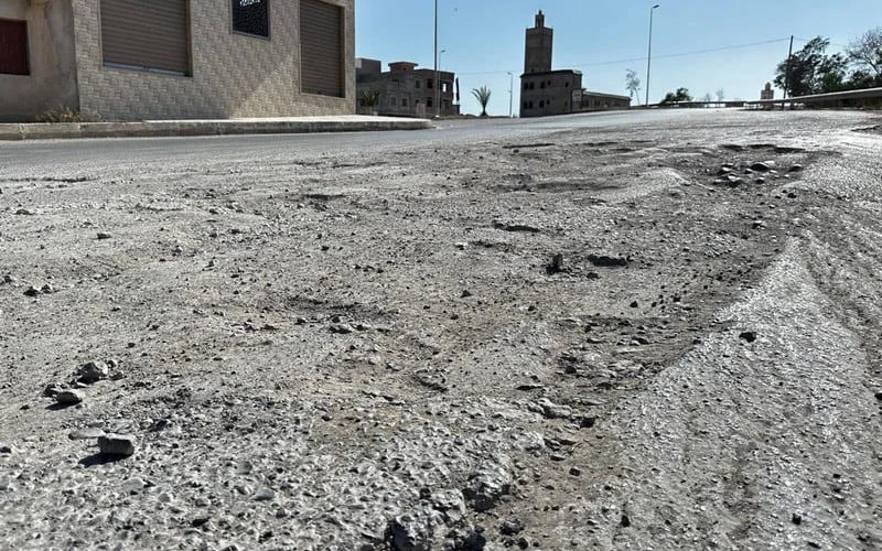 Belangrijke verbindingsweg in Nador is "een schande"