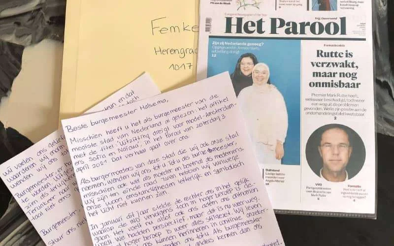 Petitie tegen uitzetting naar Marokko van Amsterdamse Najoua en Sofia