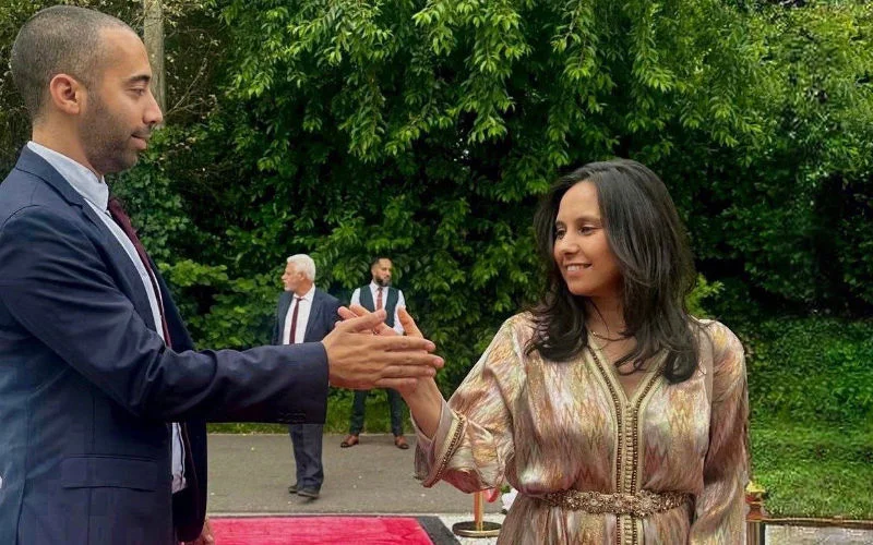 Sammy Mahdi en Nawal Farih getrouwd (foto's)