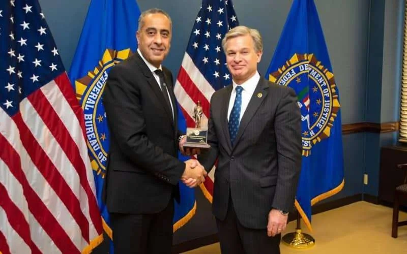 Abdellatif Hammouchi ontmoet hoofd FBI in VS