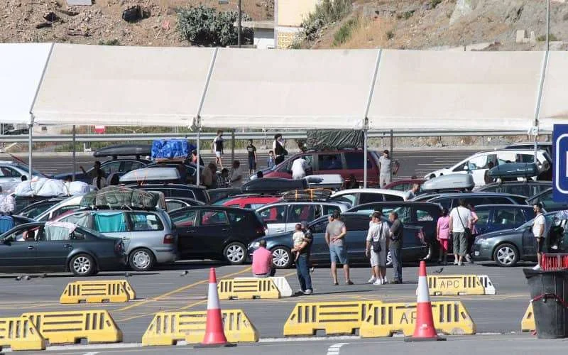 Ongeregeldheden en protesten van wereld-Marokkanen in Algeciras