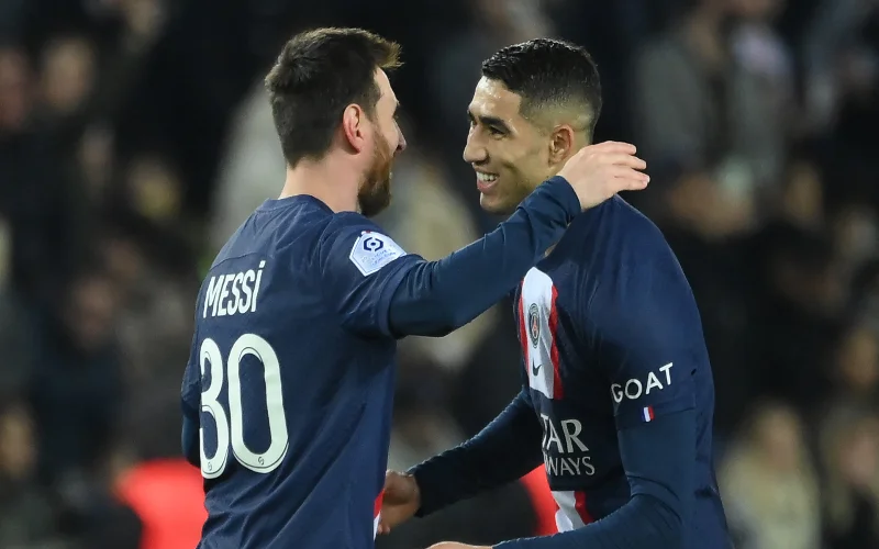 Achraf Hakimi na wedstrijd tot orde geroepen