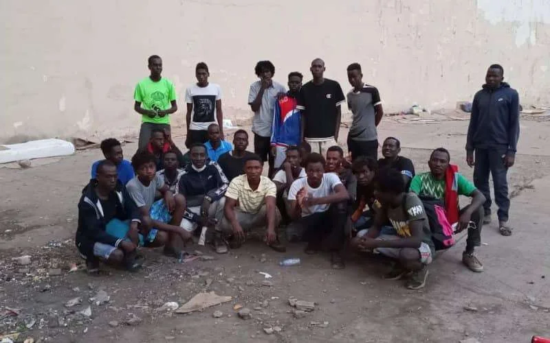Soedanese migranten opgejaagd door de politie in Oujda
