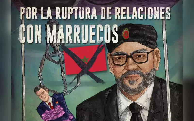 Omstreden verkiezingsposters Mohammed VI en Pedro Sanchez veroordeeld