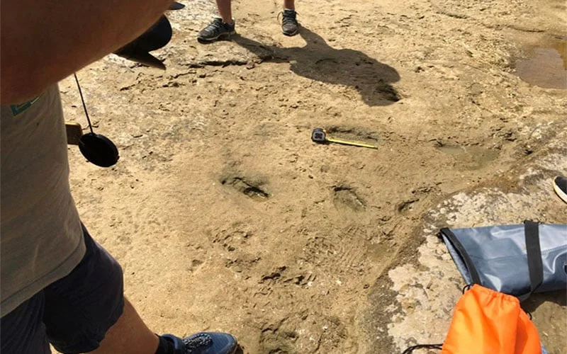 100.000 jaar oude voetafdrukken ontdekt in Marokko