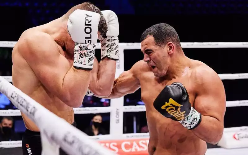 Tarik Khbabez in actie op 17 juni in Rotterdam