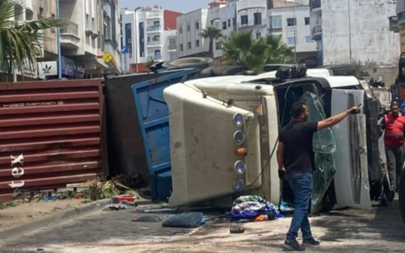 Vrachtwagen veroorzaakt chaos in Casablanca: 15 gewonden