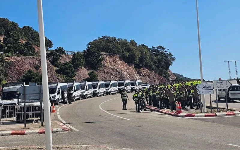 Massale veiligheidsversterking in Belyounech