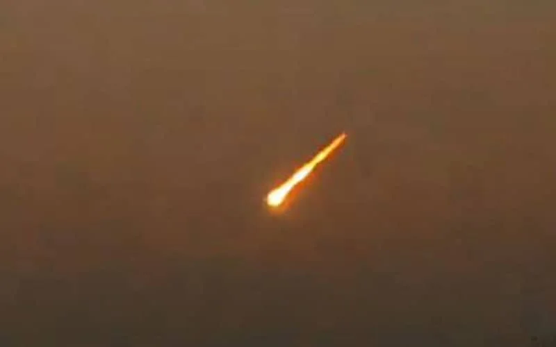 Vuurbal gespot boven Marokko (video)