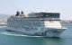 Een van de grootste cruiseschepen ter wereld in Tanger